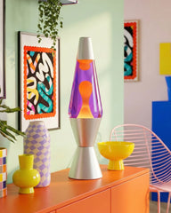 Lava Lamp Silver Base