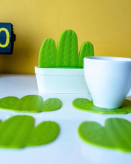 Cactus Flowerpot Coasters