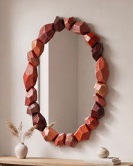 Faceted Quartz Mirror