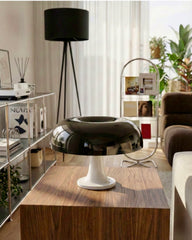 Black X White Mushroom Lamp