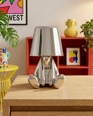 Silver Hustler Lamp