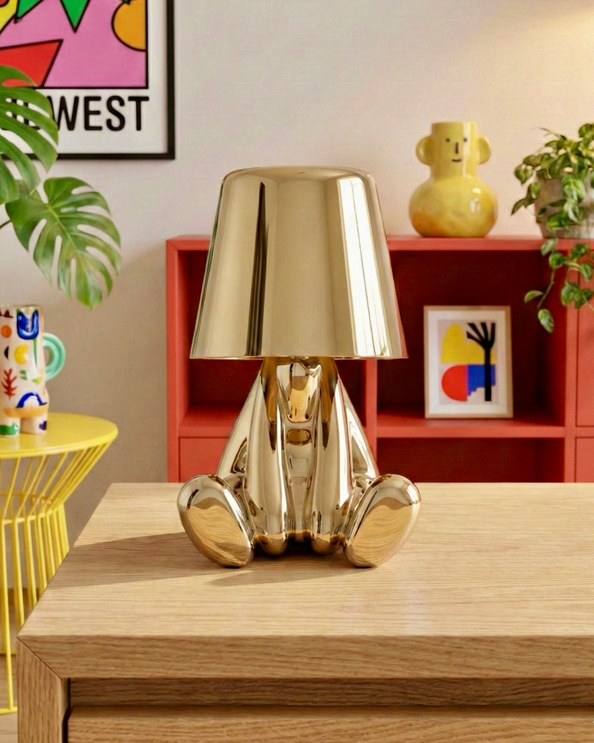 Golden Hustler Lamp