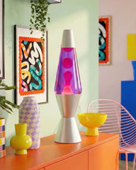 Lava Lamp Silver Base