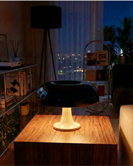 Black X White Mushroom Lamp