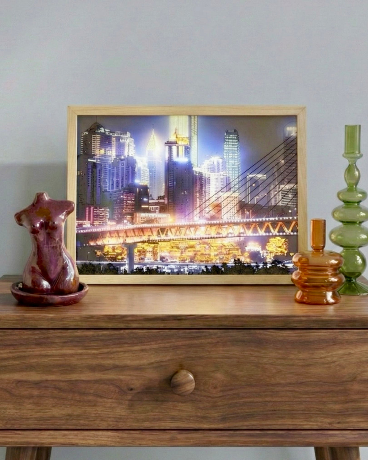 New York City Light Up Frame