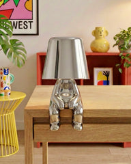 Silver Hustler Lamp