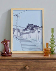 Street Light Post Light Up Frame