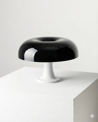 Black X White Mushroom Lamp