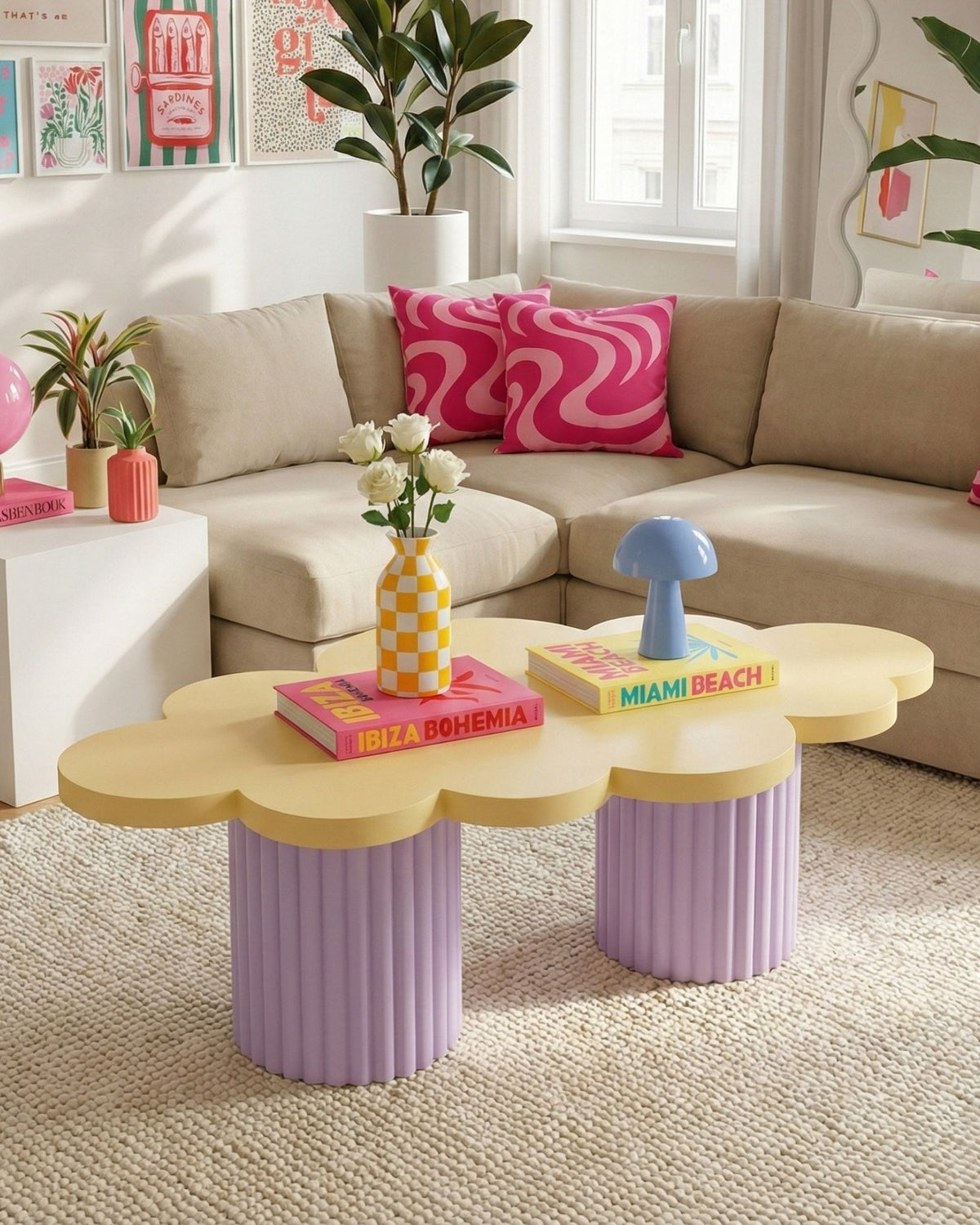 The Fluted Dream Coffee Table 110cm