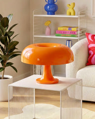 Orange Mushroom Lamp