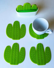 Cactus Flowerpot Coasters