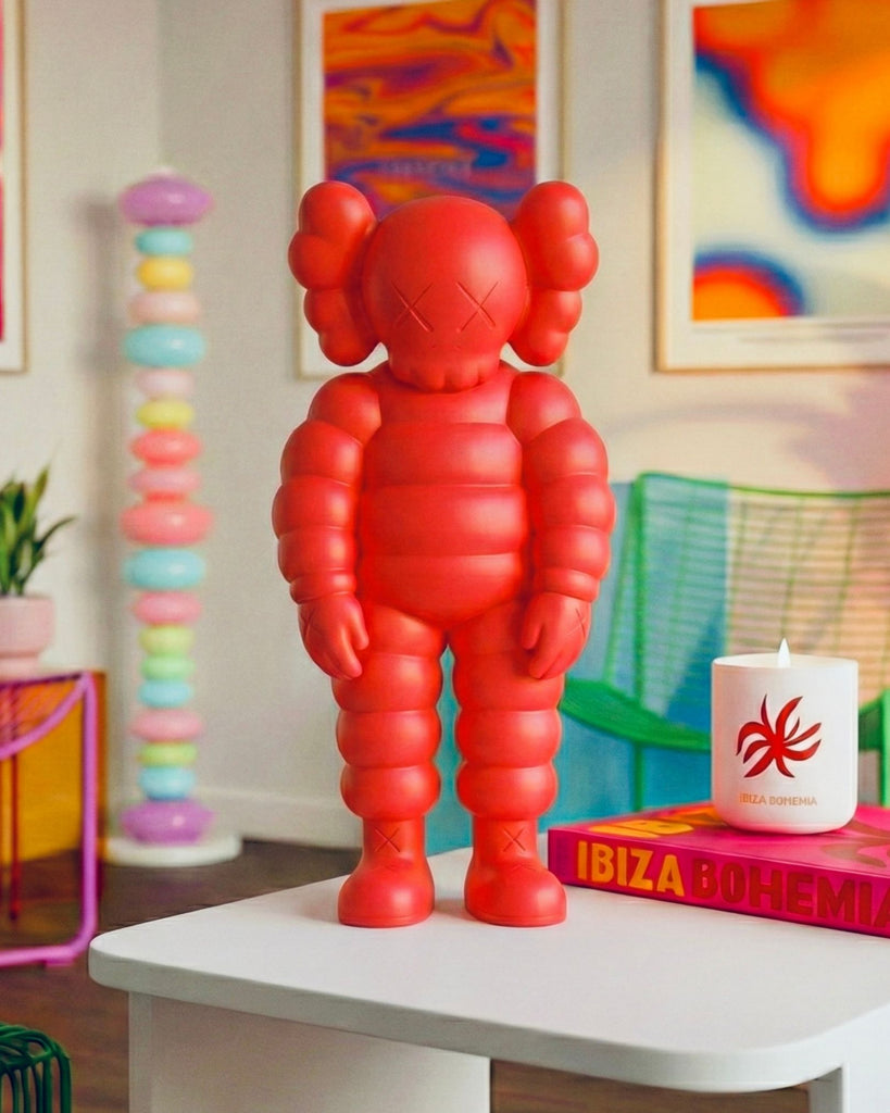 KAWS What Party Figure (Orange) | Chum Vinyl Art Toy | RabbitHole