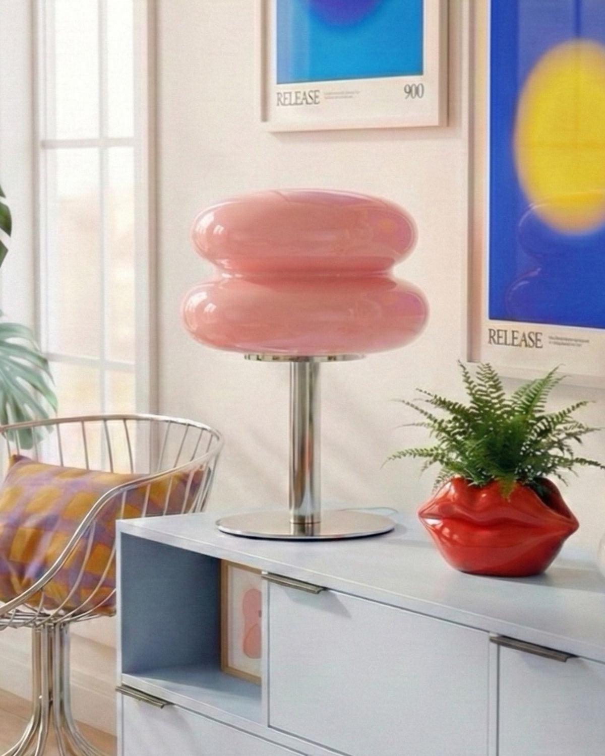 Light Pink Macaron Lamp