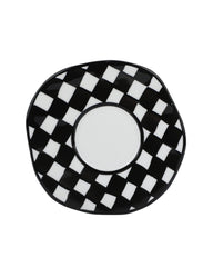 Black X White Checkers Mug