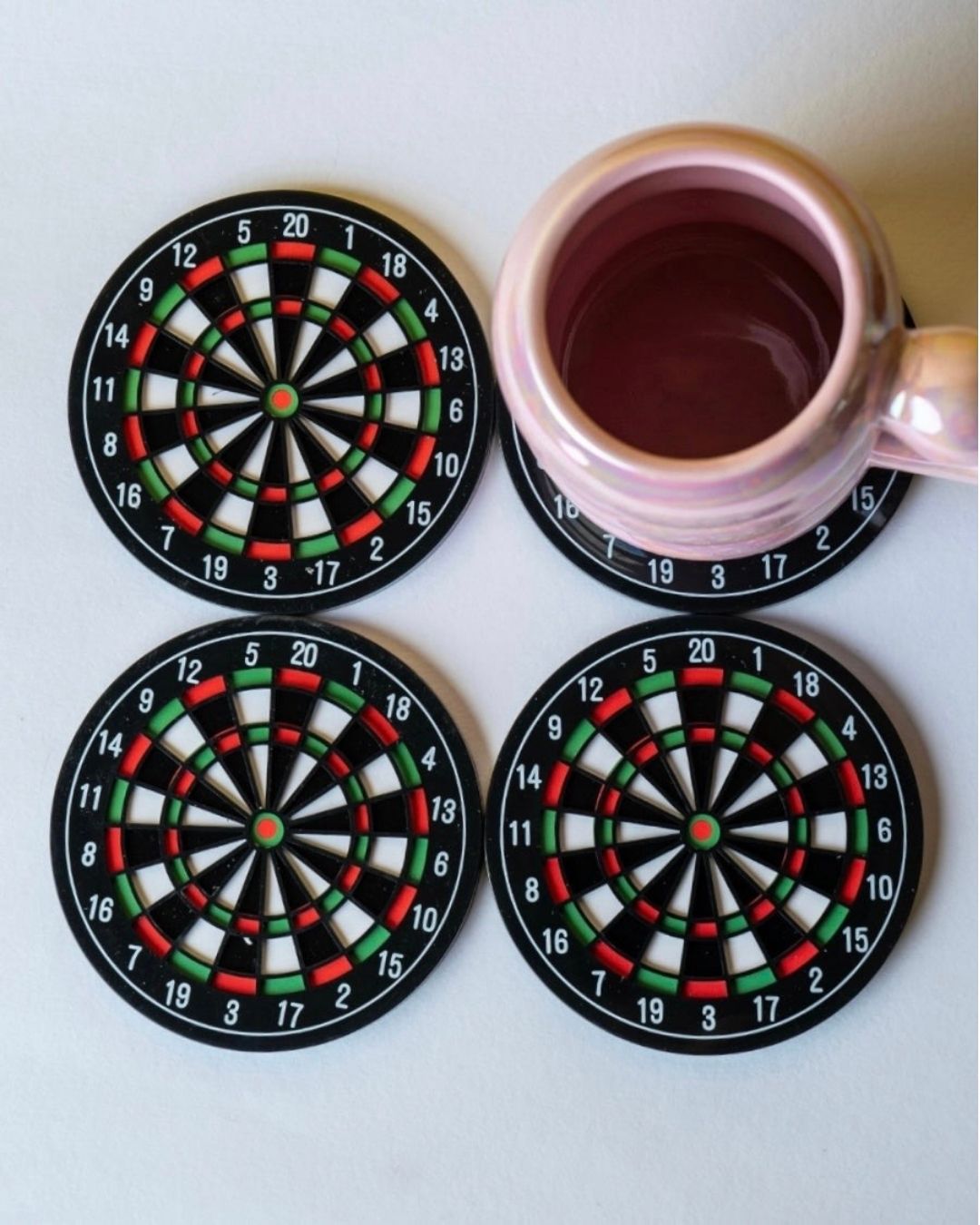 Dart Coasters