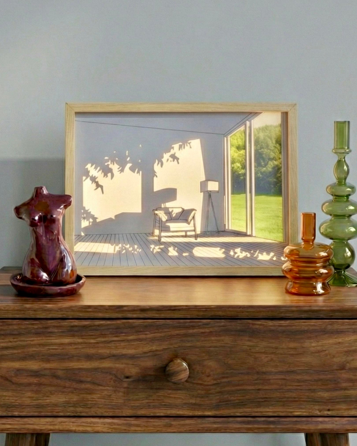 Thinker Chair Light Up Frame