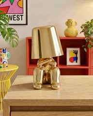 Golden Hustler Lamp