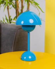 Blue Flower Lamp