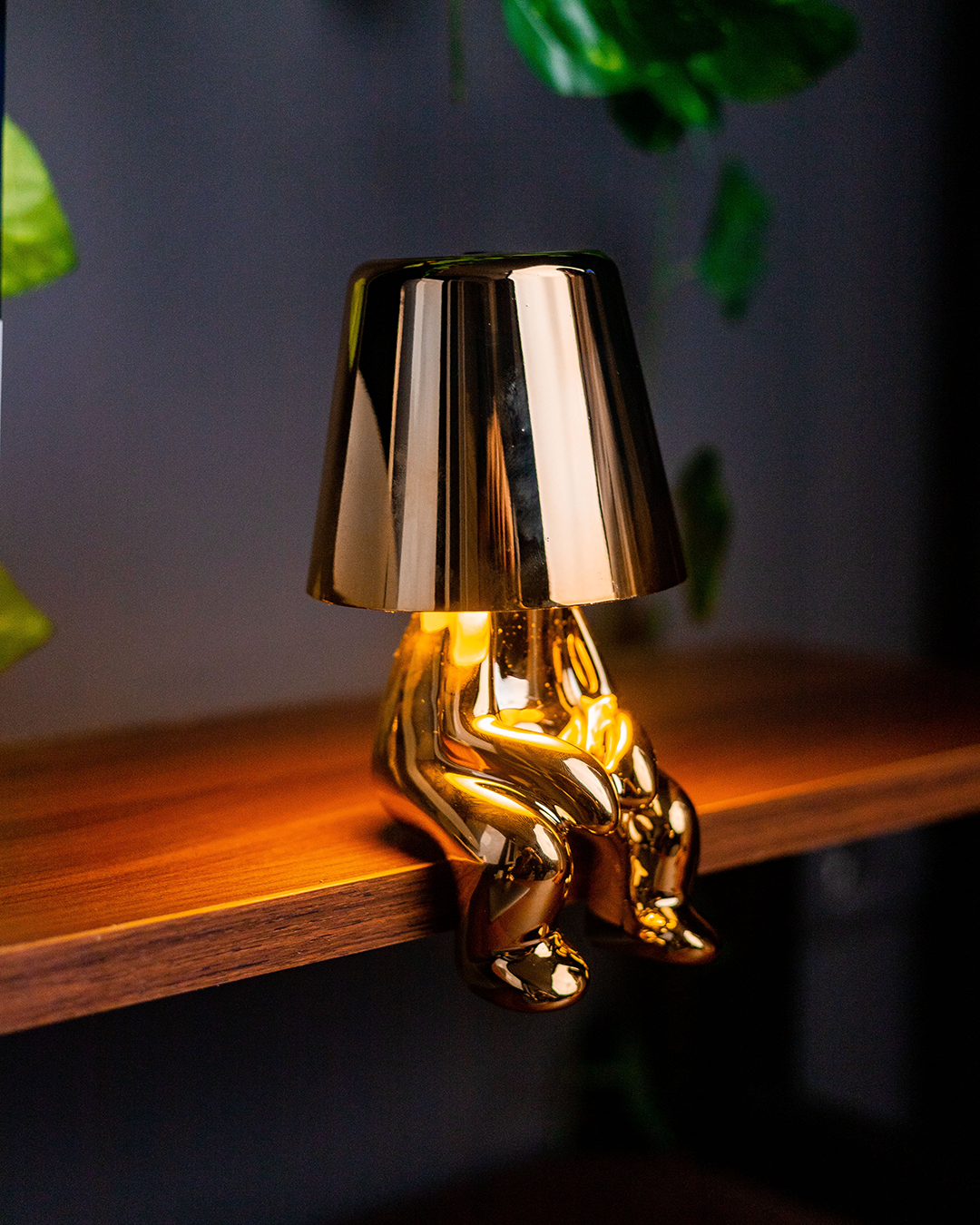 Golden Hustler Lamp