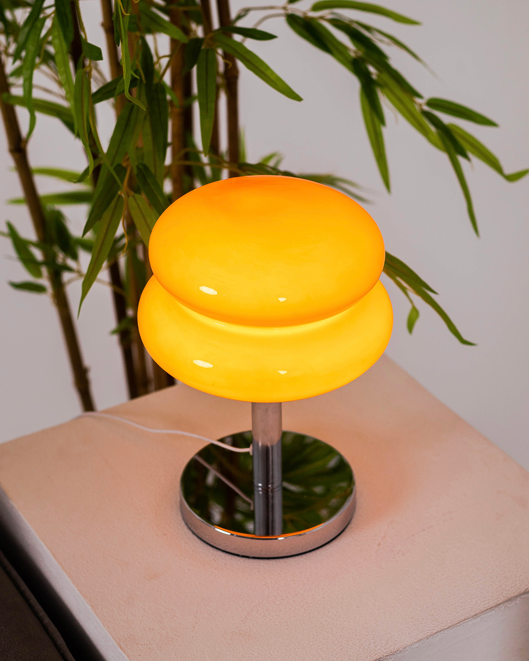 Orange Macron Lamp